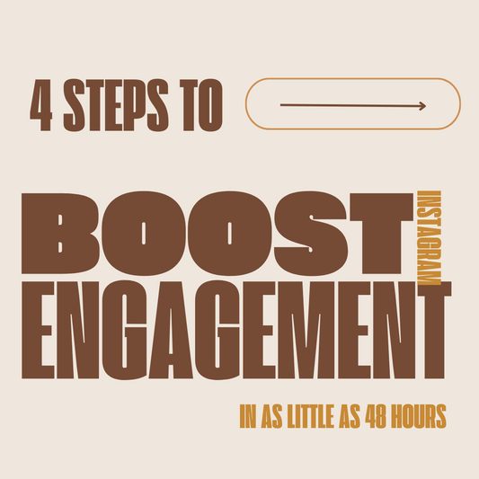 4 STEPS TO DRASTICALLY BOOST ENGAGEMENT- FREEBIE